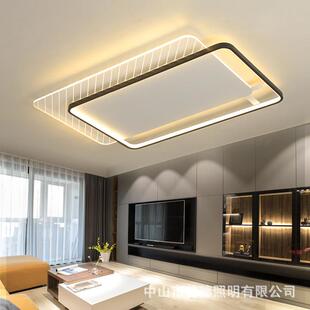 家用亚克力灯具客厅灯大厅灯具 客厅灯轻奢简约极简主卧吸顶灯新款