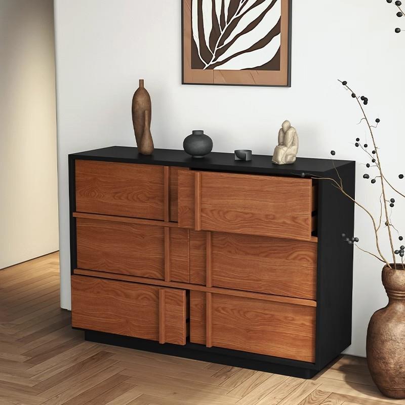 中古实木斗柜卧室简约床头床尾收纳柜抽屉柜客厅玄关柜储物柜靠墙