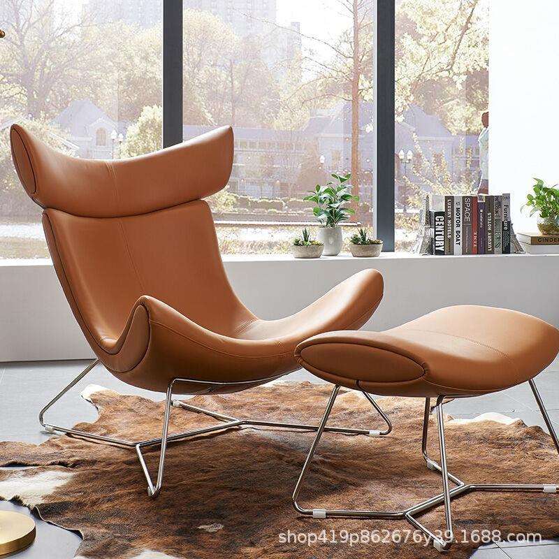 意式懒人沙发玻璃钢单人椅轻奢创意蜗牛椅网红客厅休闲单人沙发椅