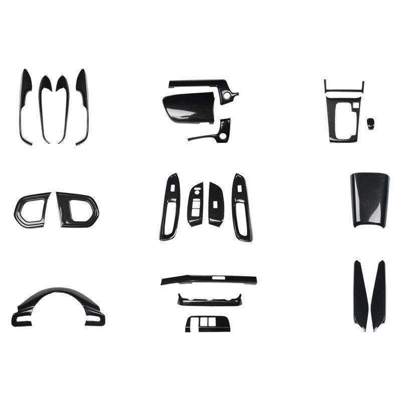 右舵 21-22款 第四代飞度 Fit Life Jazz 碳纤纹内饰排挡车门装饰