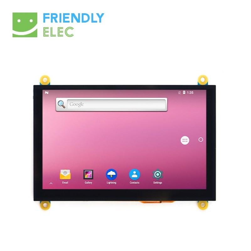 友善4.3 5电容LCD显示屏S430 W500 NanoPi S2/Pc-T2/3 PLUS开发板
