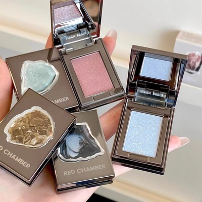 RC单色碎钻细闪眼影高光提亮持久