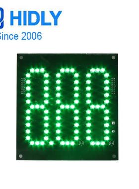 4寸绿色油价牌生产厂家加油机用价格显示牌LED油价屏