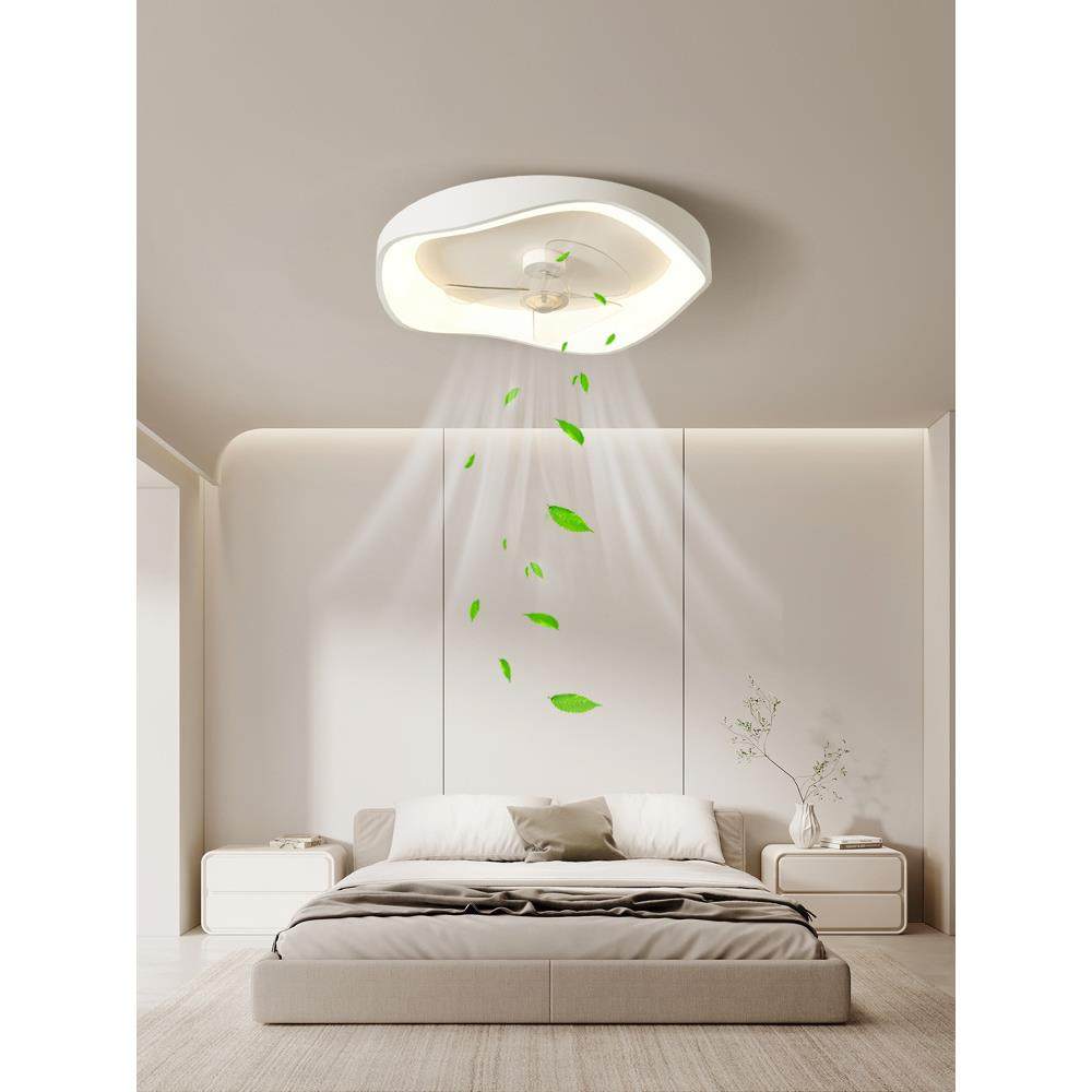 卧室风扇灯现代温馨奶油风主卧婚房led吸顶灯个性大气新款电扇灯,电子元器件市场,其它元器件,淘宝优惠券,粉丝福利购,淘宝优惠卷