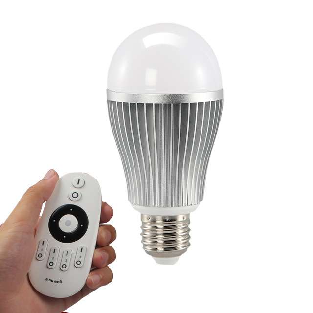 MILIGHT E27 9W 色温可调白光 暖白 球泡灯 灯泡 85-265V FUT019