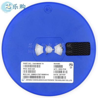 1N4148WS 印丝T4 贴片SOD-323 0805体积 开关二极管 原装长电