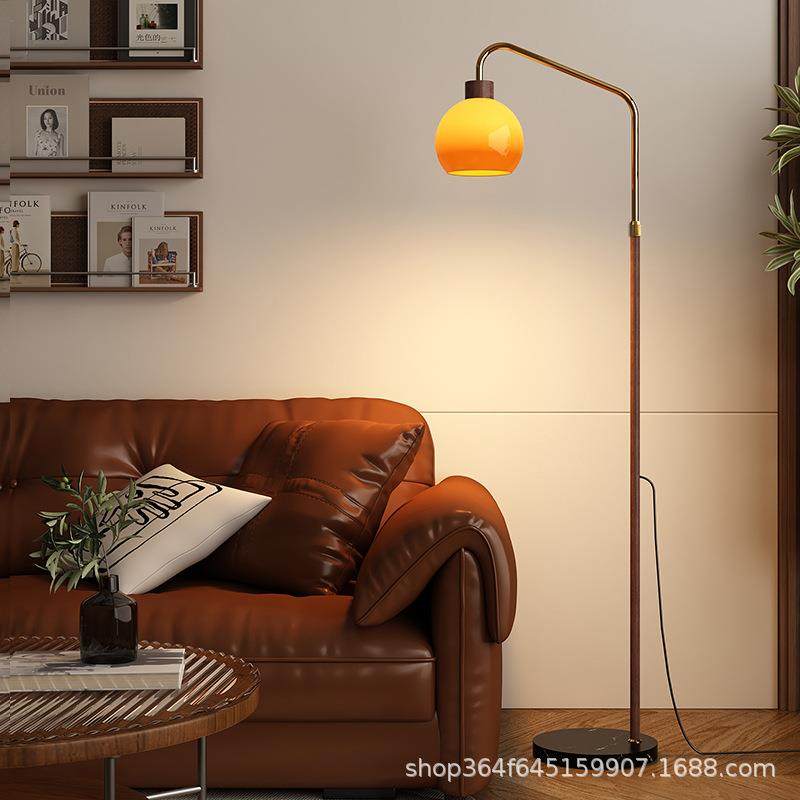 法式奶油风氛围落地灯客厅卧室沙发床头高级感轻奢极简约台面灯具