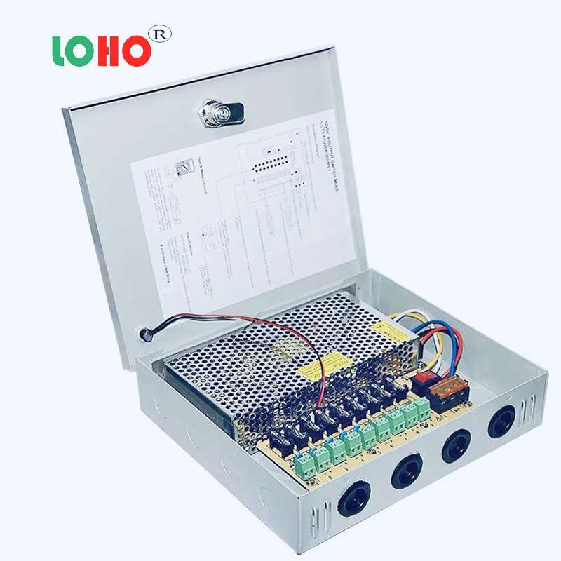 原装12V3A5A10A15A20A30A40A4路9路18路开关电源自恢复集中供电箱