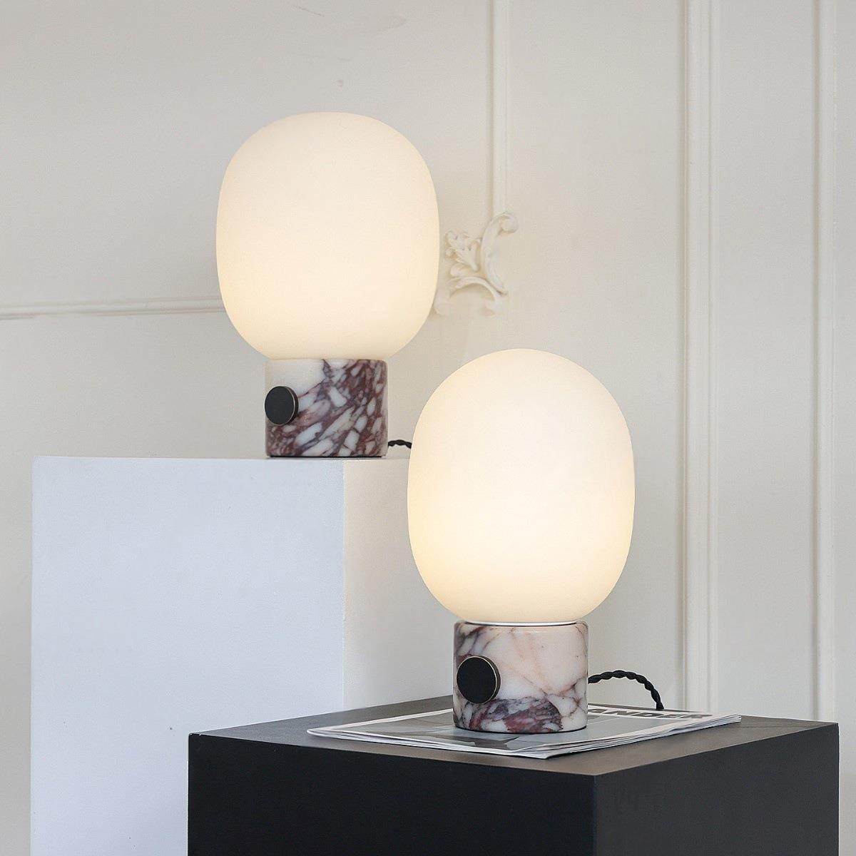 卧室床头台灯设计师复古轻奢意式现代简约触摸开关玻璃床头柜灯具