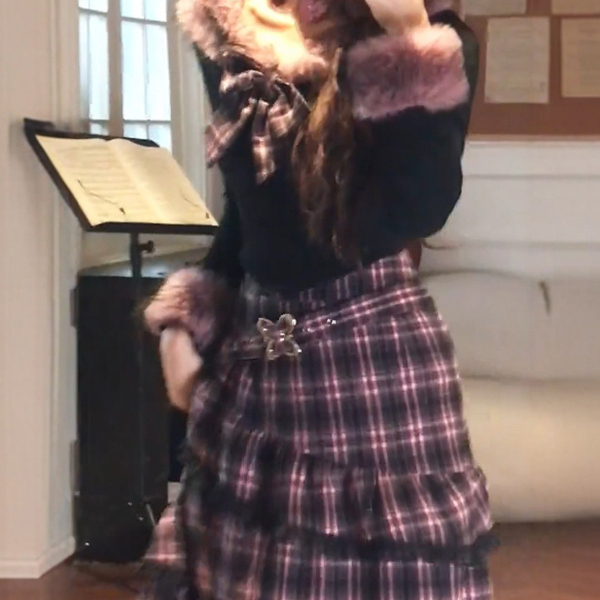 半身裙两件套女秋冬新款穿搭