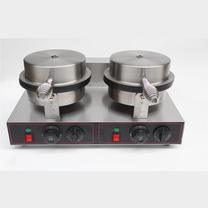 电蛋热双头蛋卷机商用脆皮鸡卷机平FAM面薄脆皮机光机面机蛋卷厂