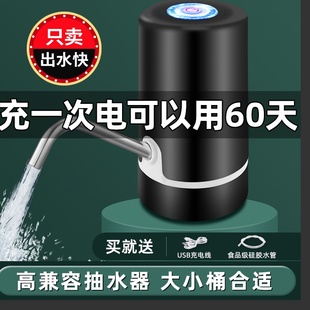水抽水器电动自动上水器纯净水桶饮水机小吸水泵按压水器 家用桶装