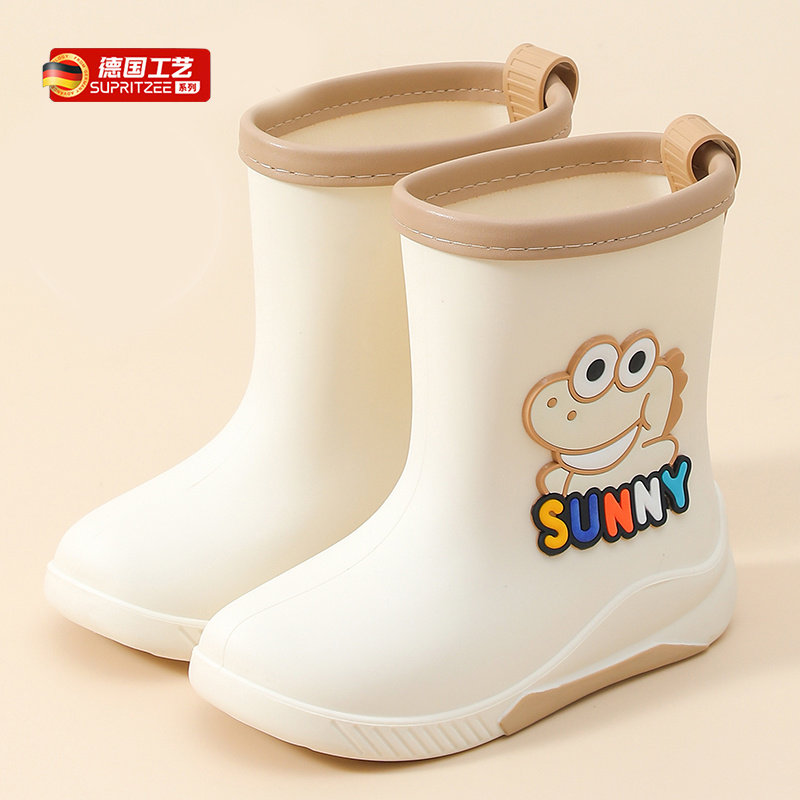 德国雨鞋儿童雨靴女孩款男童上学专用水鞋女童幼儿园防水防滑