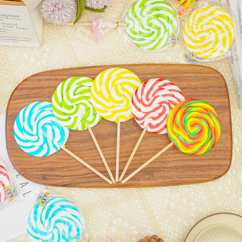 网红高颜值日式波板糖60克创意五彩棒棒糖彩虹七彩糖果儿童零食品