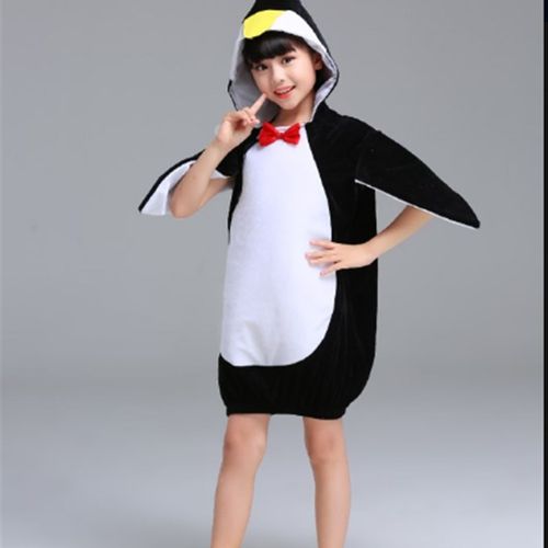 六一儿童成人动物表演服男女童幼儿园宝宝小企鹅演出服卡通舞蹈服