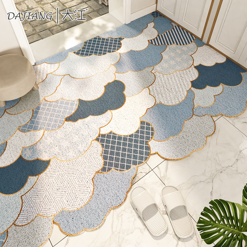 家用门口地垫进门入户门垫大面积踩脚垫北欧丝圈进户大门地毯垫子