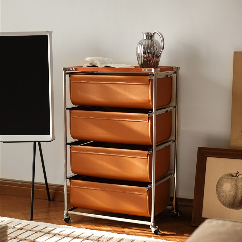 集木室物所/简行置物架多层收纳架厨房多功能落地床头零食不锈钢