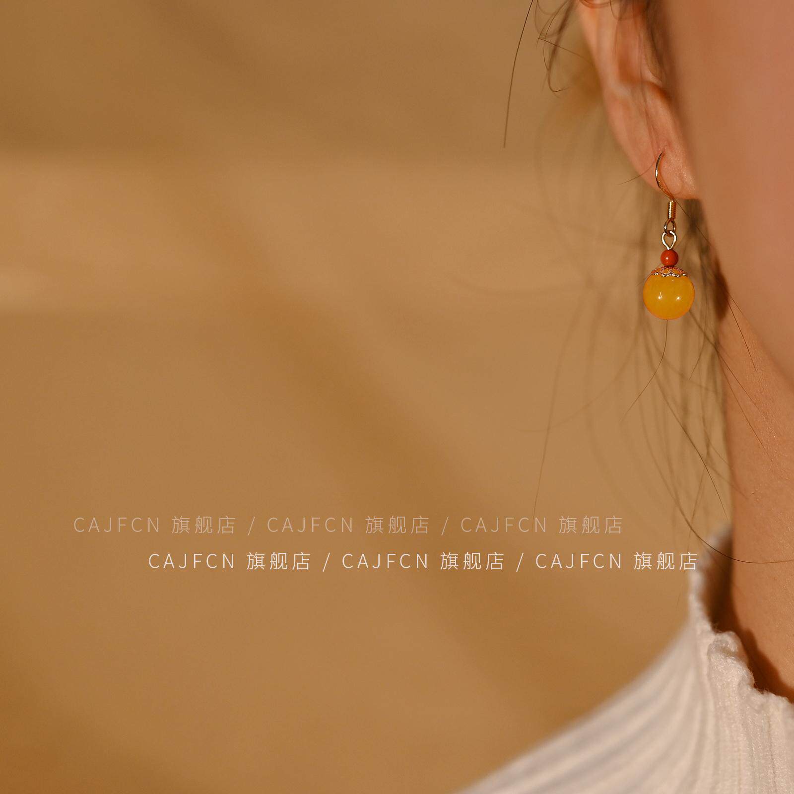 CAJFCN三春暖为晚天然鸡油黄蜜蜡