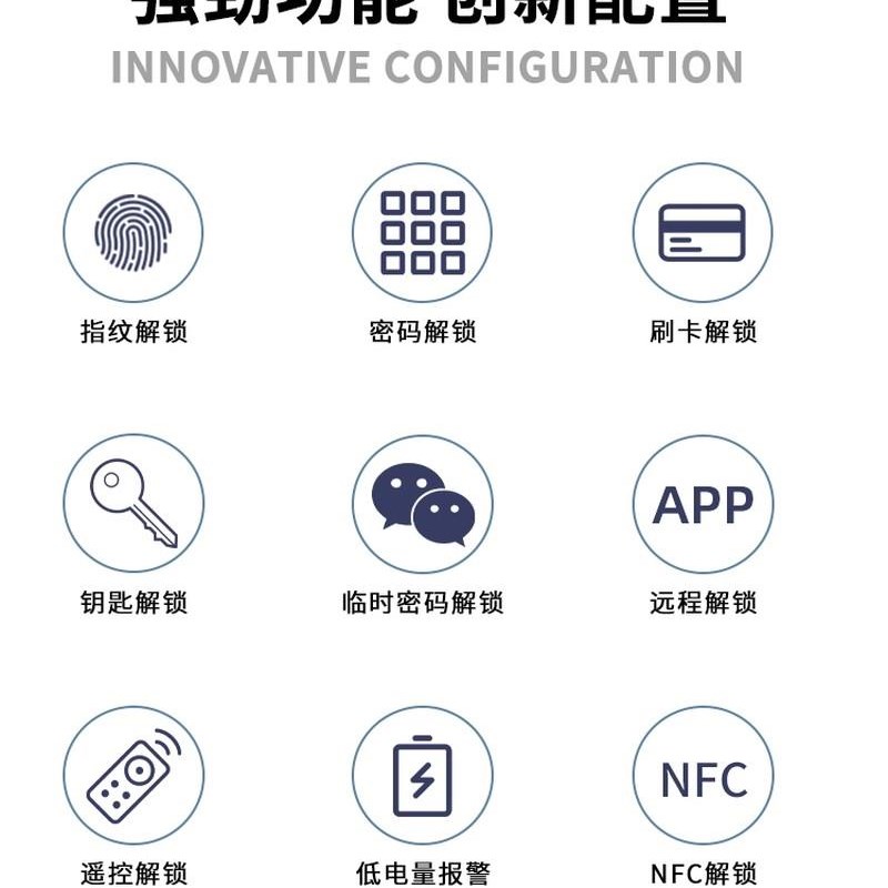户外防水指纹锁庭院门锁别墅锁密码锁铁门不锈钢门锁智能锁安全锁