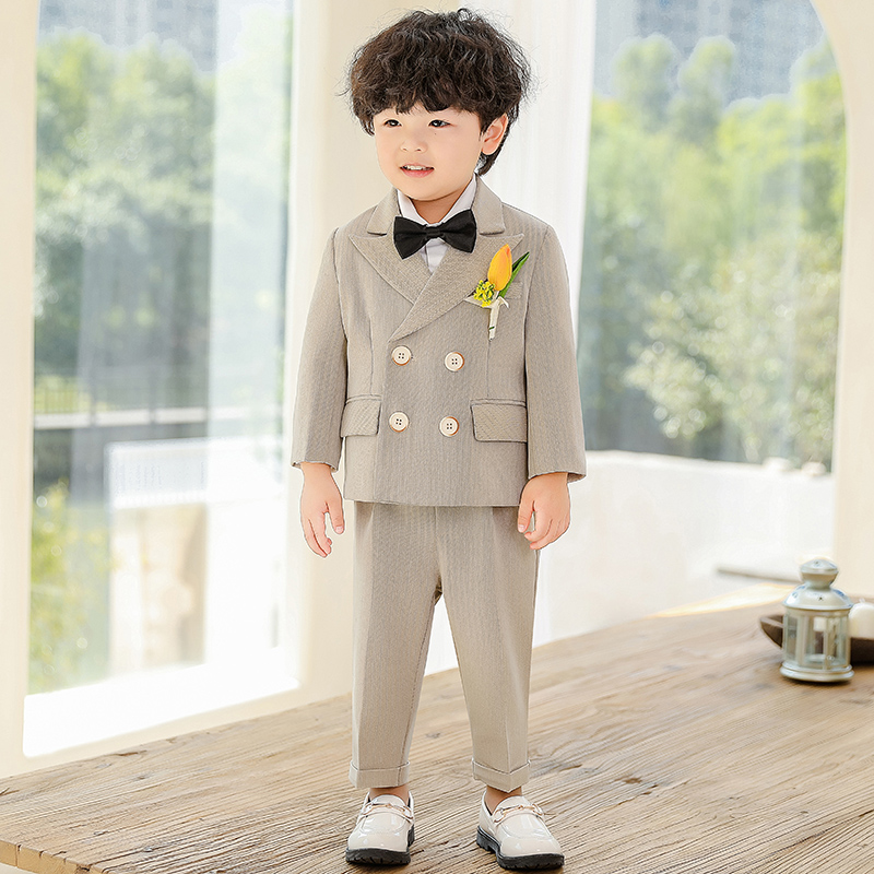 儿童礼服男e童西装套装男宝周岁花童摄影服男孩U毕业典礼小礼服
