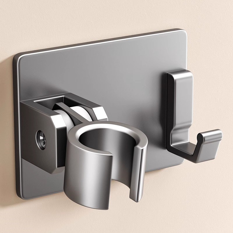 卫生间花洒支架免打孔喷头固定底座厕所马桶伴侣喷枪挂座卫浴配件