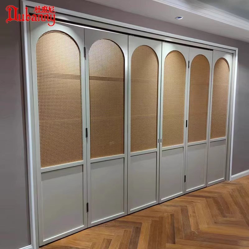 藤编门定制麻编屏风隔断门推拉移门田园民俗鞋柜门衣橱门藤编柜门