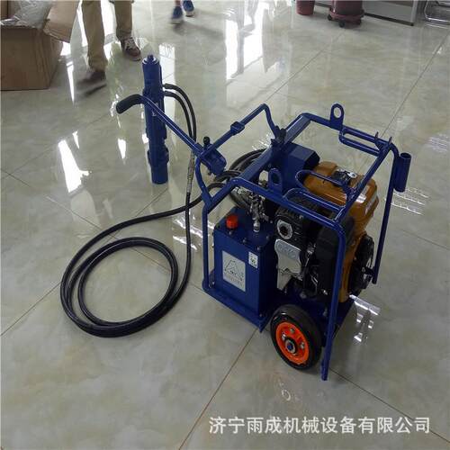 便携式防汛抢险液压植桩机防洪防汛手持打桩机防汛打桩植桩机