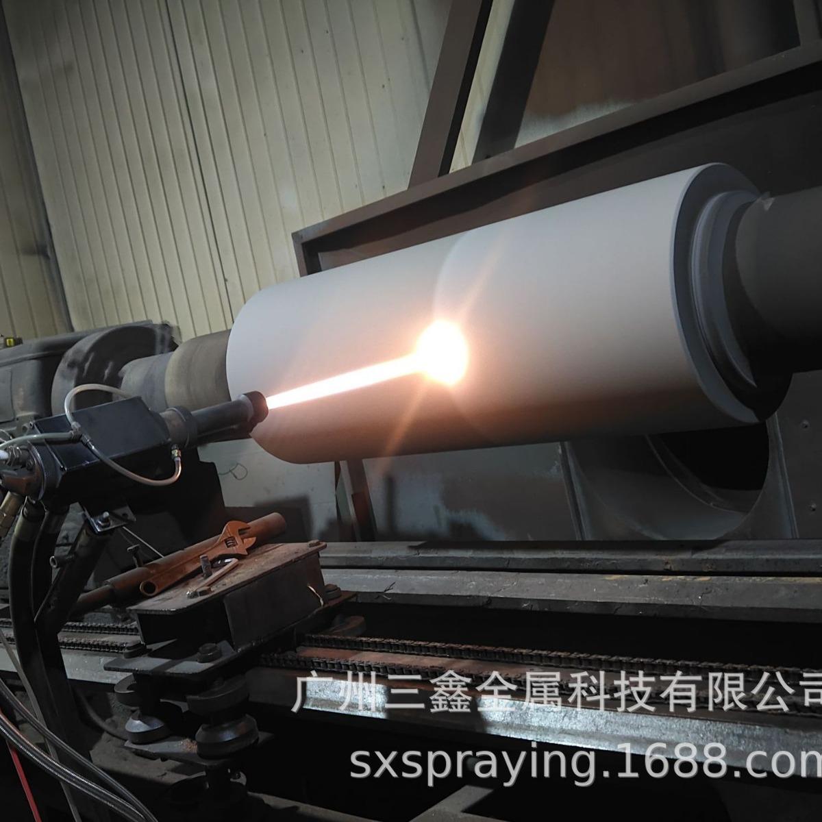 电池极片辊喷涂加工钢铁轧辊喷涂碳化钨涂层超音速喷涂设备