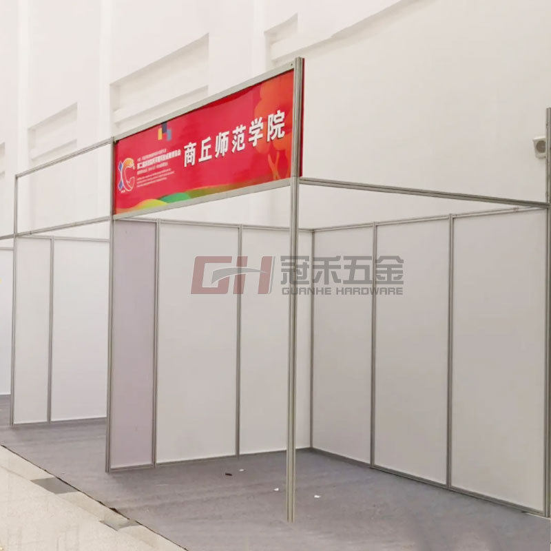 四分方柱标摊铝料展览摊位4分铝型材40方铝特装展位铝合金展示架