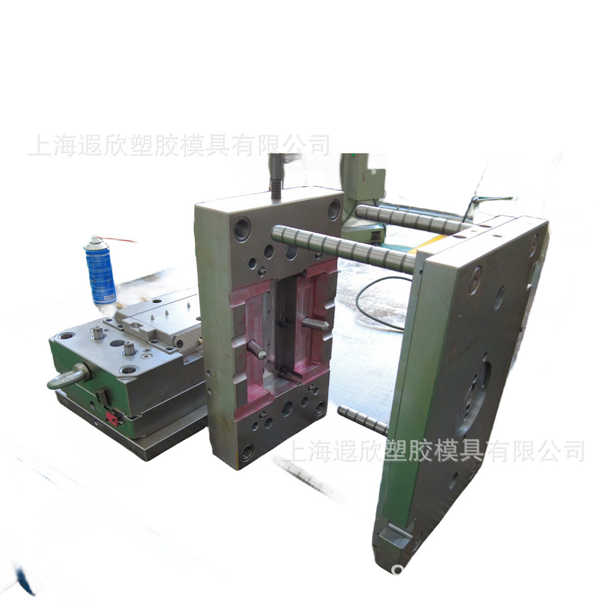 注塑加工开模TPE软胶折叠模具塑料包胶开模双色包胶模具上海昆山
