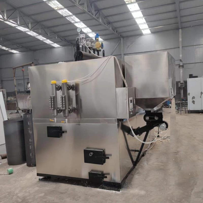 1T生物蒸RYS1-0.8汽生器 卧式颗发粒蒸汽锅质炉 饮料厂用柴全自动