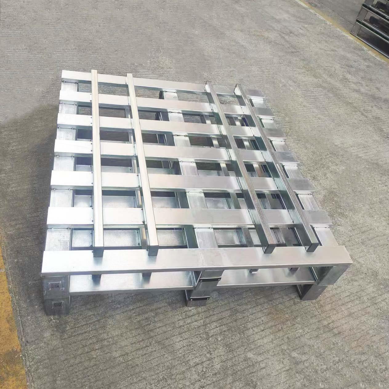 钢制托重盘重型仓货物地台栈板 型架镀HDO锌叉车托盘 托货盘储铁