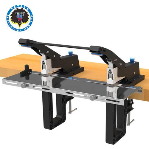 双联头LGYS-348桌订书机SH-04G跨境双手动夹台式平订骑马商订办公