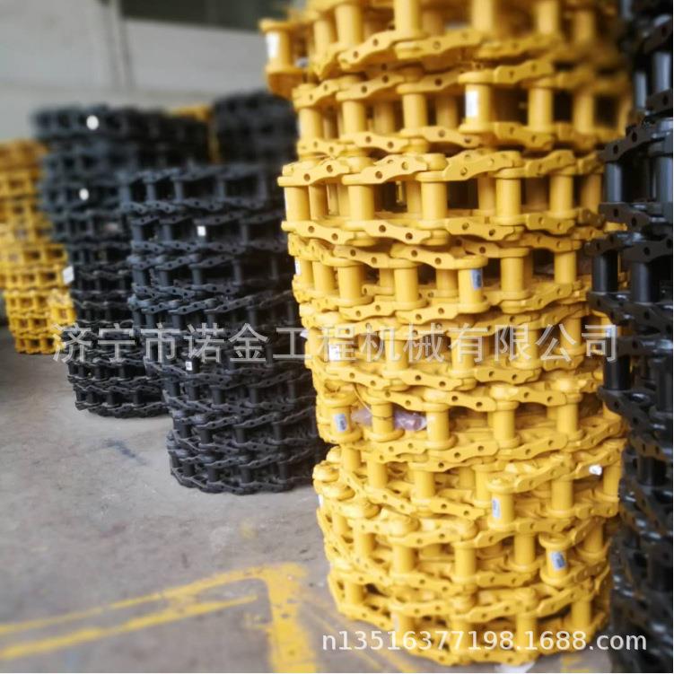 SK350链条支重轮挖掘机引导轮驱动齿履带总成涨紧油缸