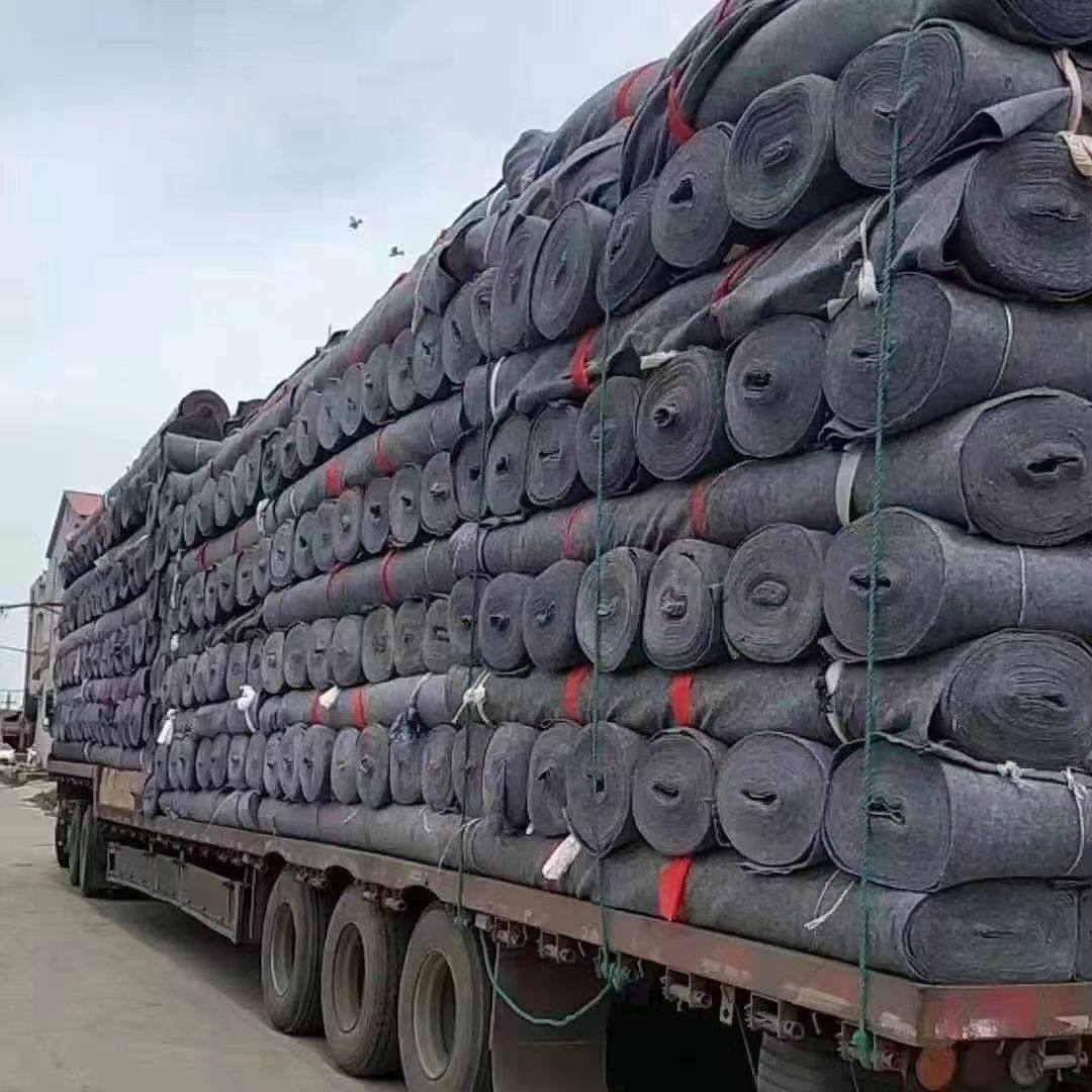 土工布无纺布保湿毛毡公路工地加厚养护大棚保温棉被家具包装毯
