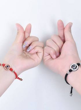 情侣手链一对情侣手环网红情侣手链爱的记忆手绳