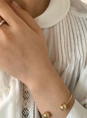 可水洗韩国复古博主风高级质感大气上档次不掉色简约戒指可叠戴潮