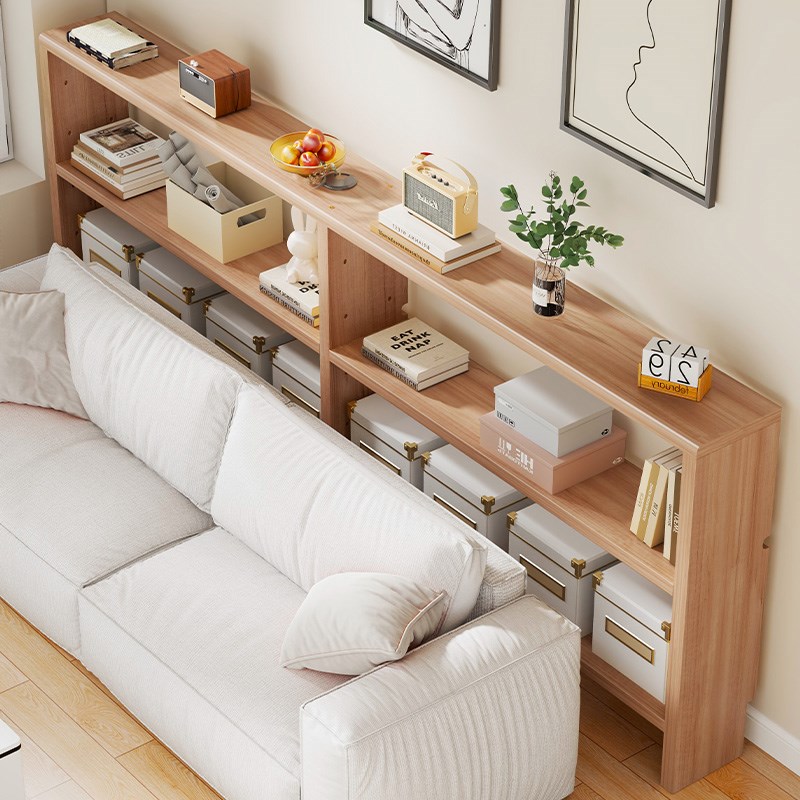 沙发后置物架卧室床头靠墙窄夹缝储物柜客厅长条分层收纳柜整理架