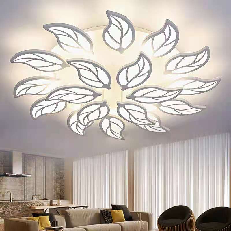 客厅灯简约大气家用LED吸顶灯浪漫北欧现代新款餐厅灯创意卧室灯