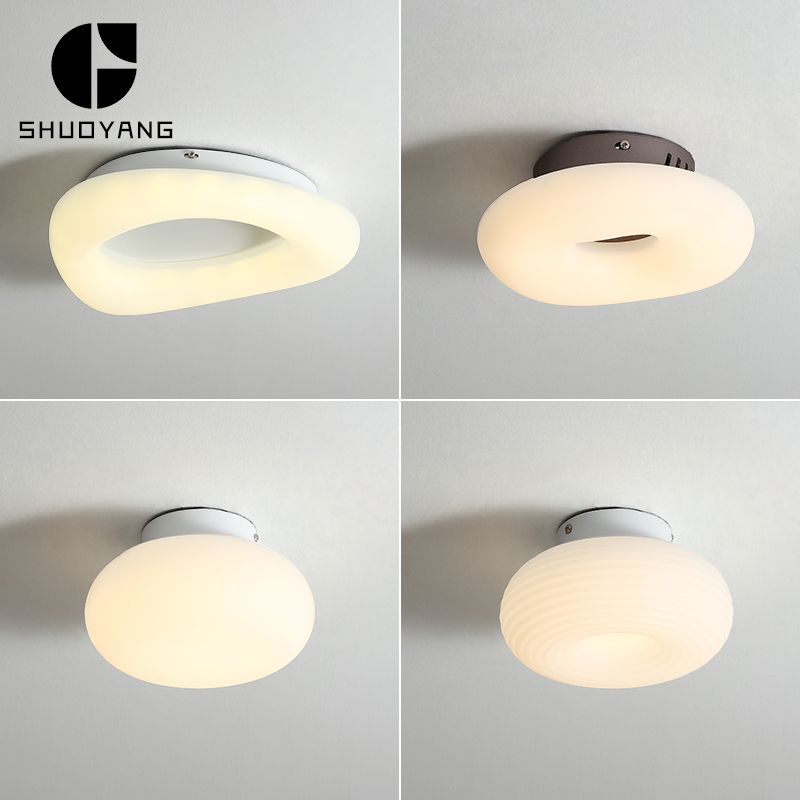 进门入户吸顶灯走廊灯过道北欧现代简约玄关小卧室房间衣帽间灯具