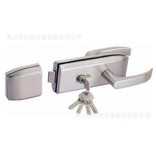 双门用长固G006中央锁小双开glass door lock玻璃高隔门锁