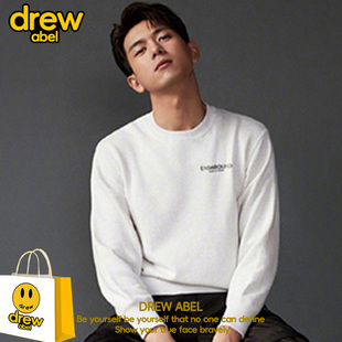 drew李现同款圆领卫衣男2025新款秋季美式ENDAROUND字母衣服外套