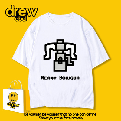 drew怪物猎人联名短袖T恤男夏季Monster Hunter太刀大剑周边衣服