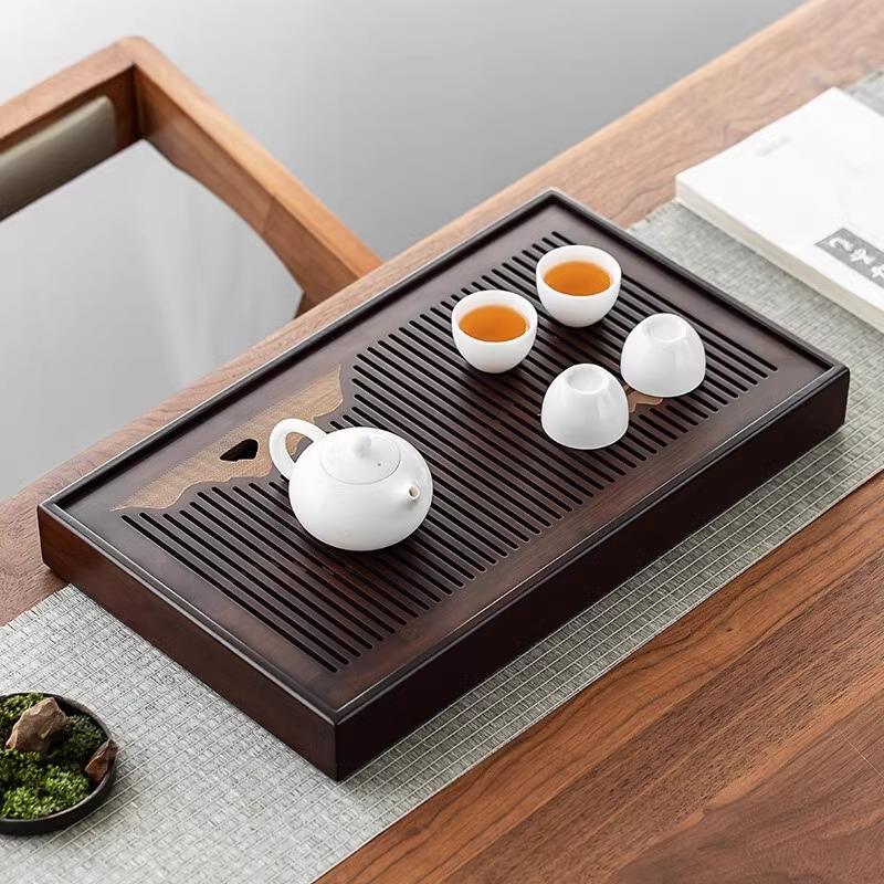 竹制小型茶盘家用客厅茶几储水中式茶海沥水茶托盘功夫茶具干泡台