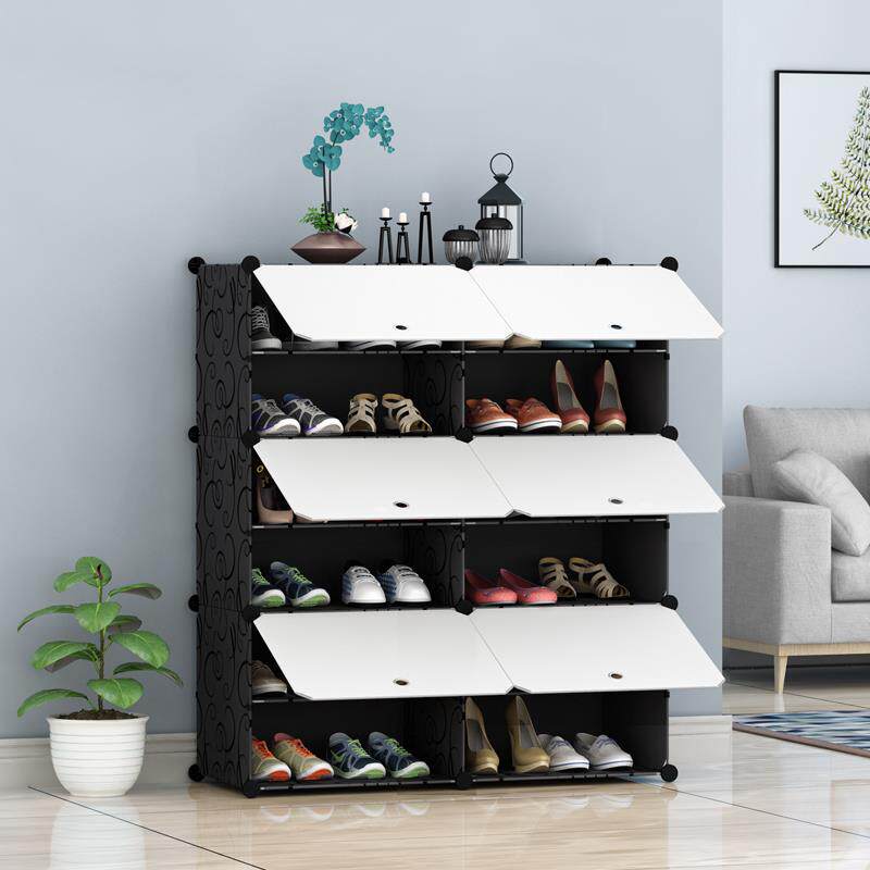 7K简易鞋架经济型家用家里人多功能小鞋柜省空间简约现代门厅