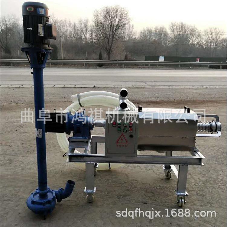 斜筛式固液分离机水泡粪固液分离机畜牧场猪粪便干湿分离机兴山县 - 实物图