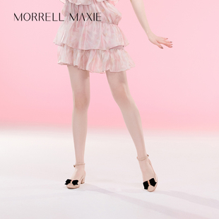 甜美蝴蝶结小皮鞋 Morrell 夏季 Maxie法式 ｜MW241053PK 玛丽珍女鞋