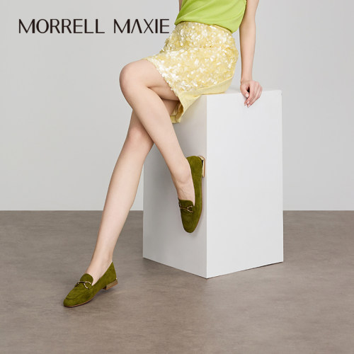 Morrell Maxie复古乐福鞋女2025春季新款平底一脚蹬｜MW251028GN