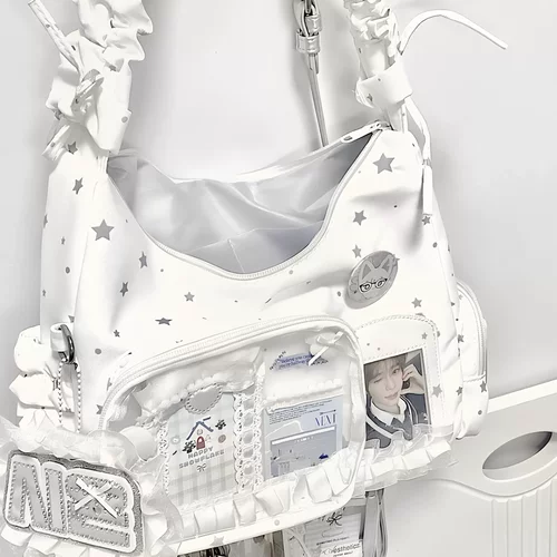 日系星星追星痛包女大容量二次元
