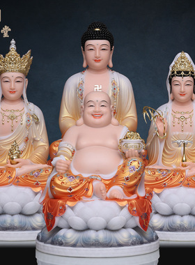 树脂中式佛堂观音菩萨家装饰摆件